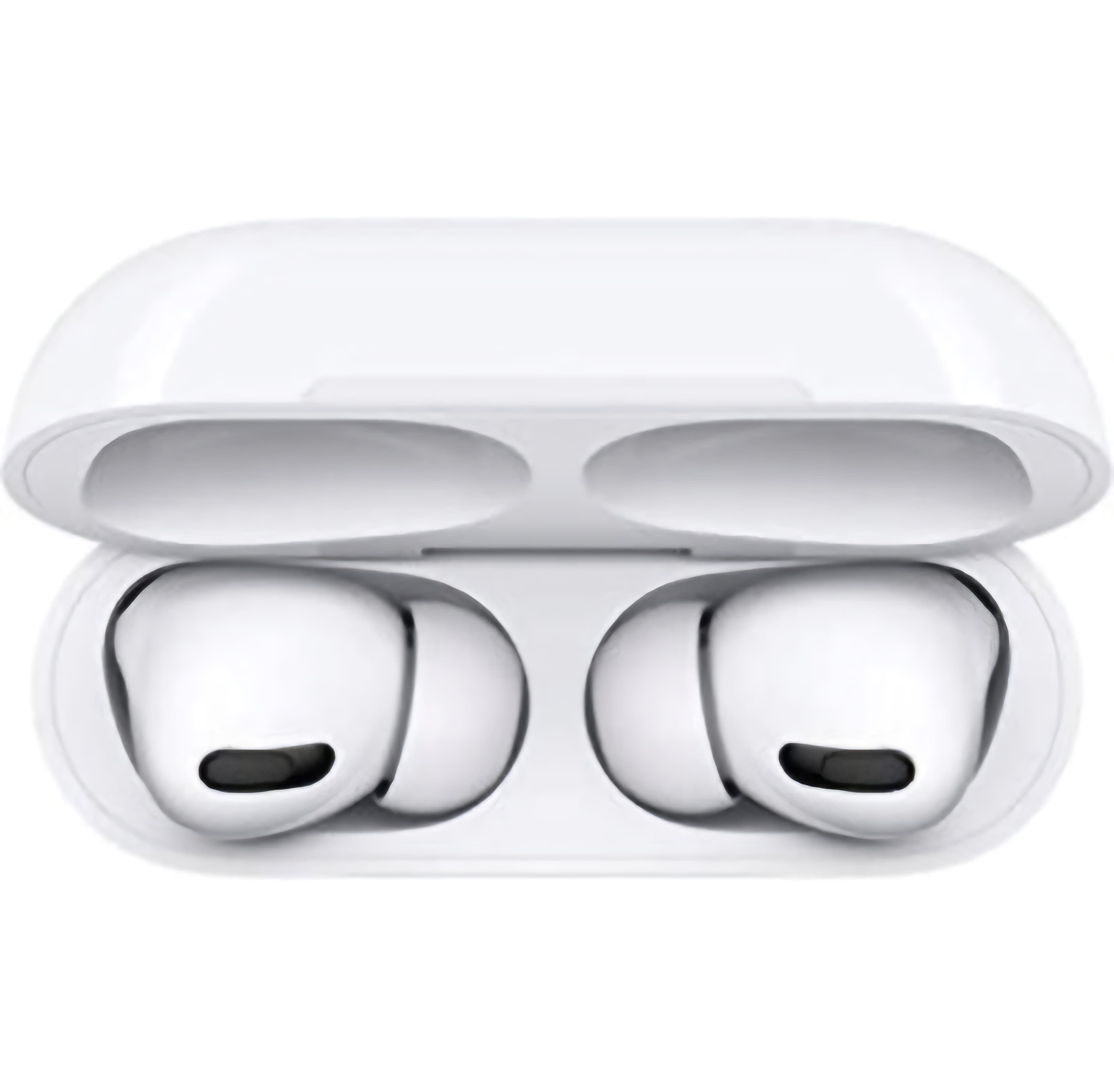 In-ear wireless earbuds close-up fit